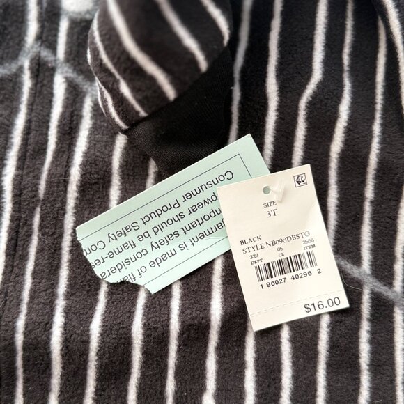 Disney The Nightmare Before Christmas Jack Skellington Fleece Pajama Costume 3T - Picture 6 of 6